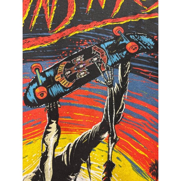 Guns N Roses Paradise City Skeleton T-Shirt Black Cotton Small - Picture 3 of 8